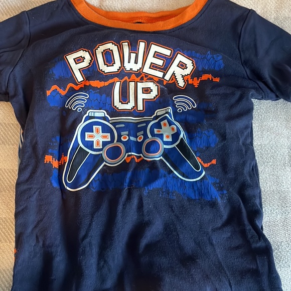 size 5 glow in the dark Video game pajama set - Picture 2 of 4